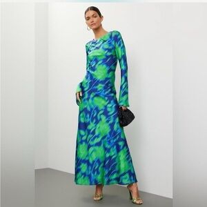 The Wolf Gang Blue and green dress